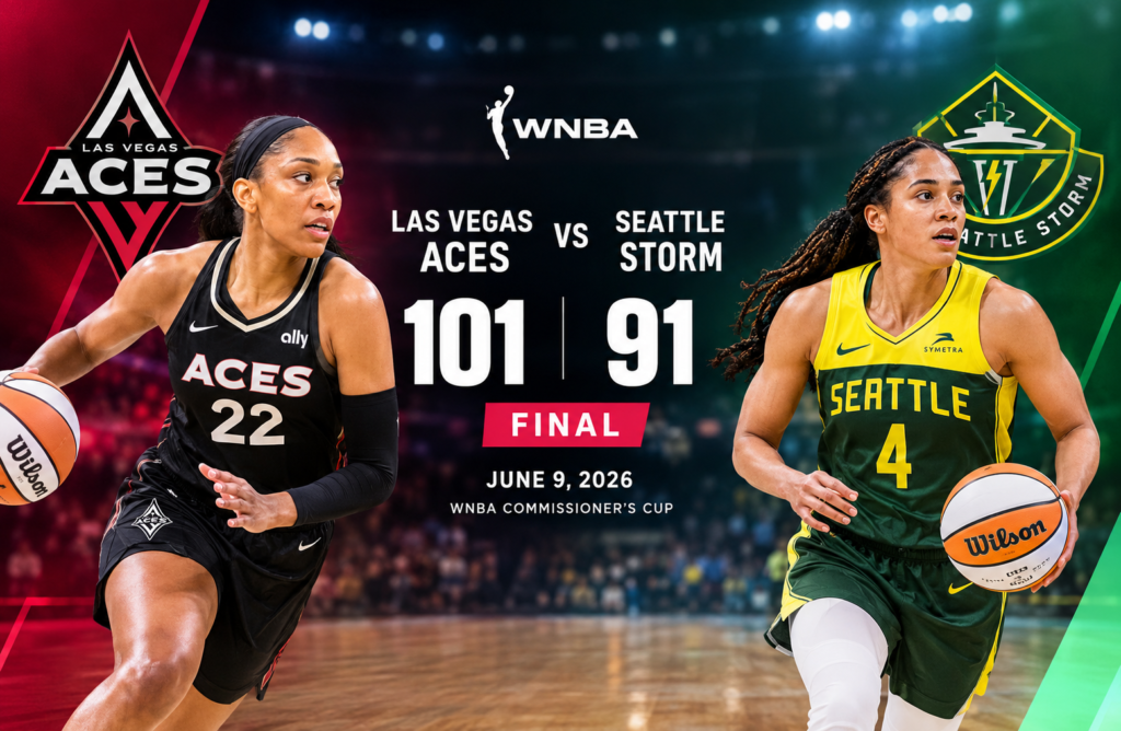 Las Vegas Aces vs Seattle Storm Match Player Stats