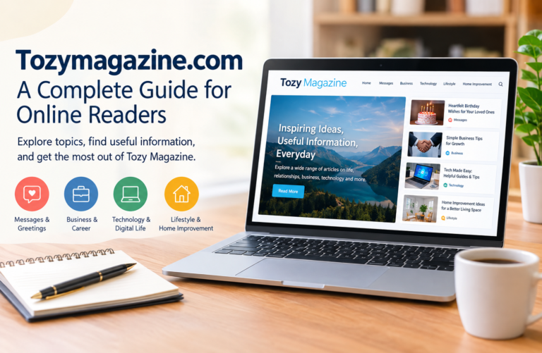 Tozymagazine.com: A Complete Guide for Online Readers