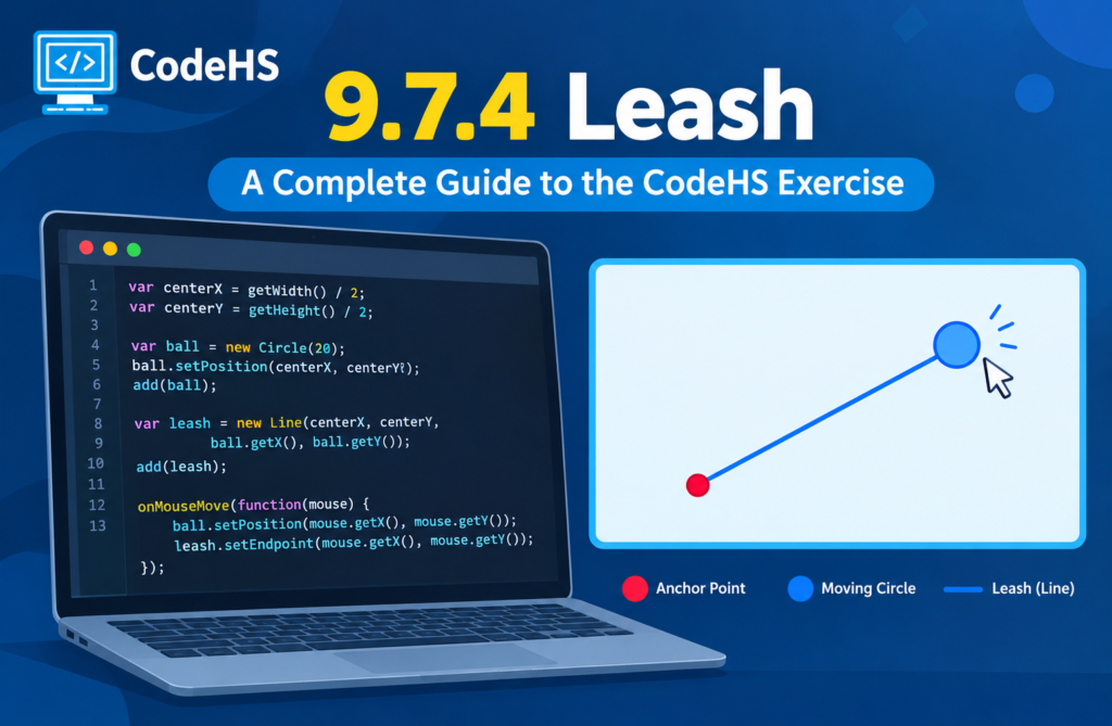 9.7.4 Leash: A Complete Guide to the CodeHS Exercise