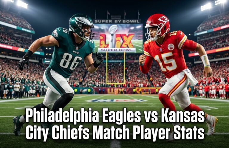 Philadelphia Eagles vs Kansas City Chiefs Match Player Stats