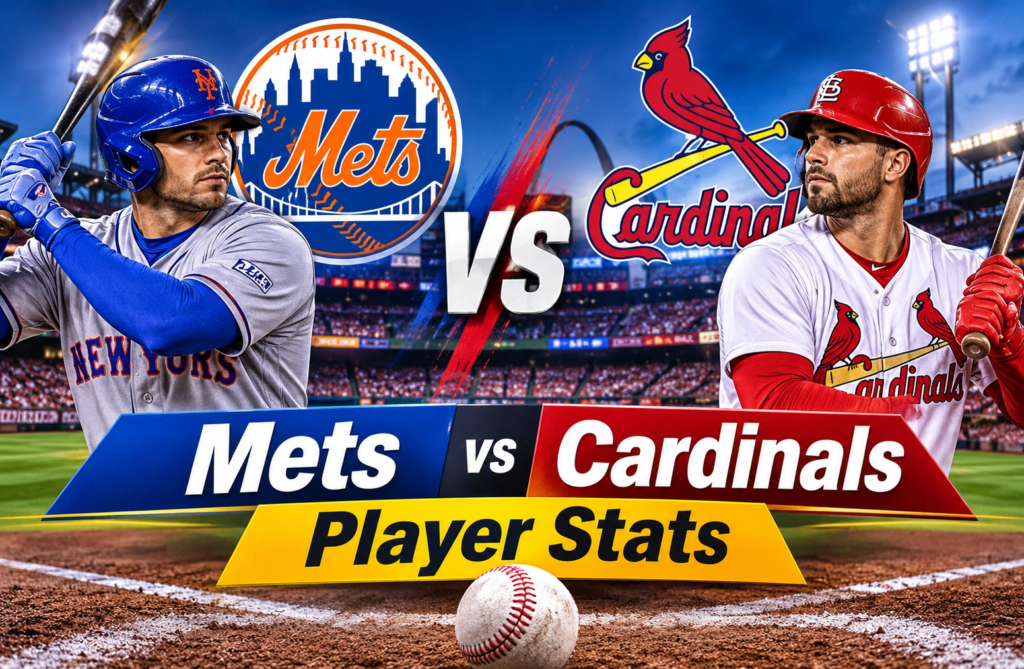 Mets vs St. Louis Cardinals Match Player Stats