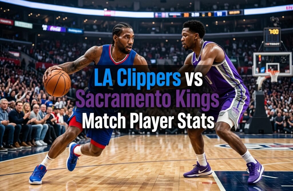 LA Clippers vs Sacramento Kings Match Player Stats