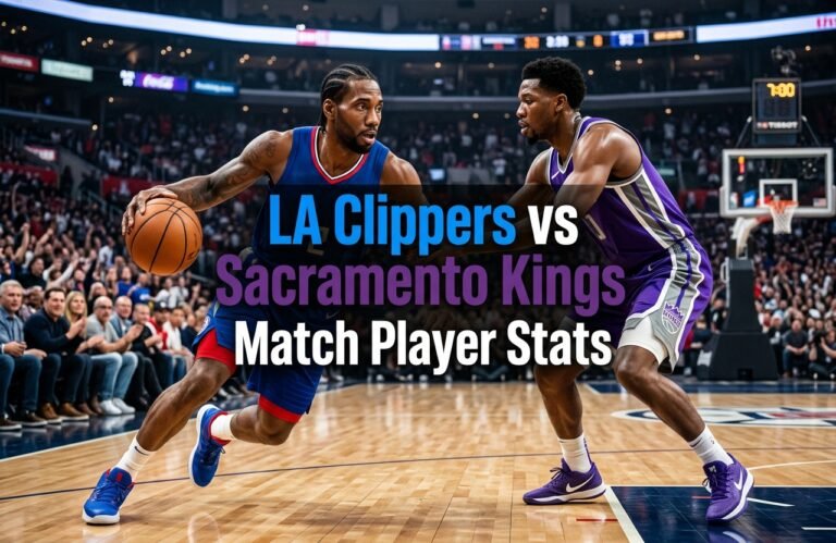 LA Clippers vs Sacramento Kings Match Player Stats